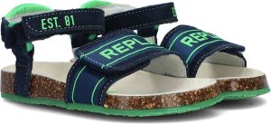 Replay Birky JR Sandaal Jongens Groen Blauw