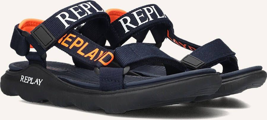 Replay Spacer 1 Sandalen Donkerblauw