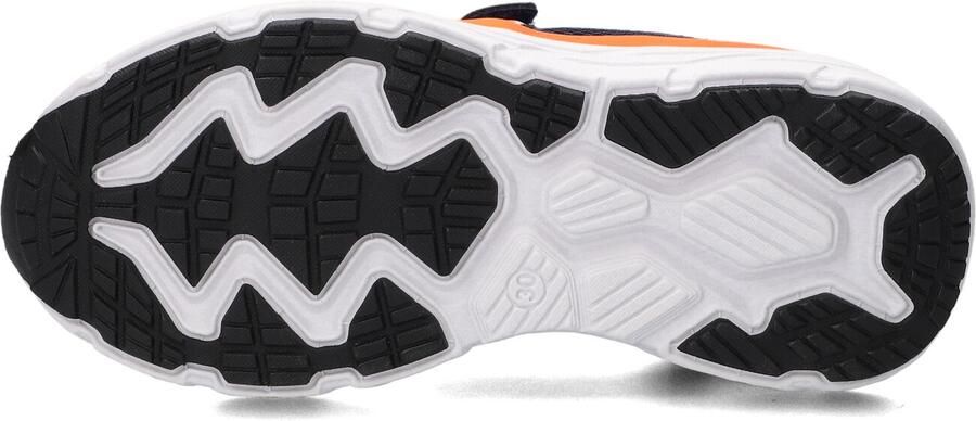 REPLAY Christal JR sneakers donkerblauw neon oranje - Foto 6