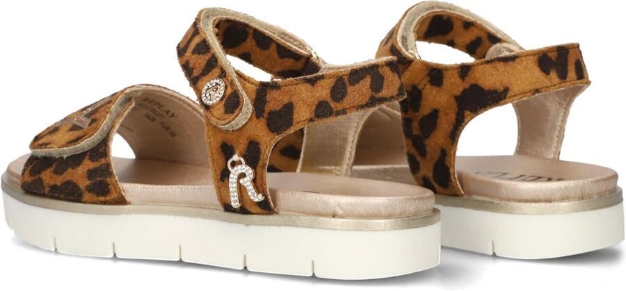 Replay Sandalen JT240020T-1367 Leopard Bruin - Foto 4