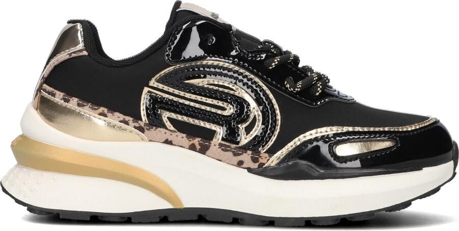 Replay Athena JR 10 chunky sneakers zwart goud Meisjes Synthetisch Meerkleurig 28