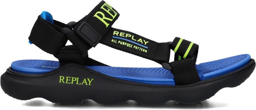 REPLAY Zwarte Sandalen Spacer 2 - Foto 4