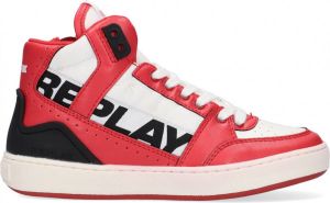 Replay Campos Hoge sneakers Jongens Rood