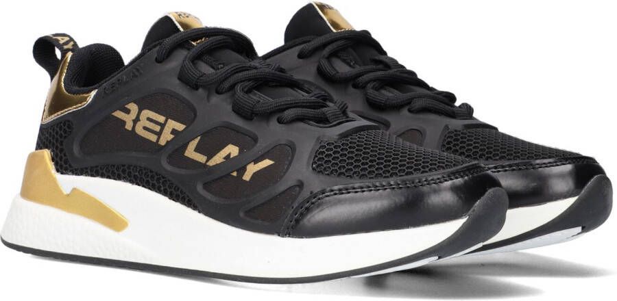 Replay sneaker zwart goud Meisjes Mesh 37 Sneakers