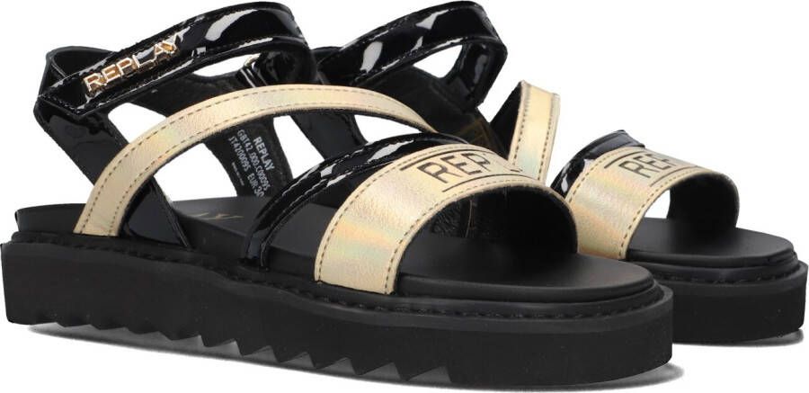 Replay Alicante Jr 6 Sandalen Meisjes Zwart