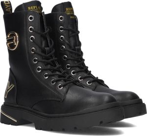 Replay Joplin 8 Veterboots Laarzen Met Veters Zwart