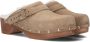 Scholl Pescura Robin Clogs Dames Beige - Thumbnail 1