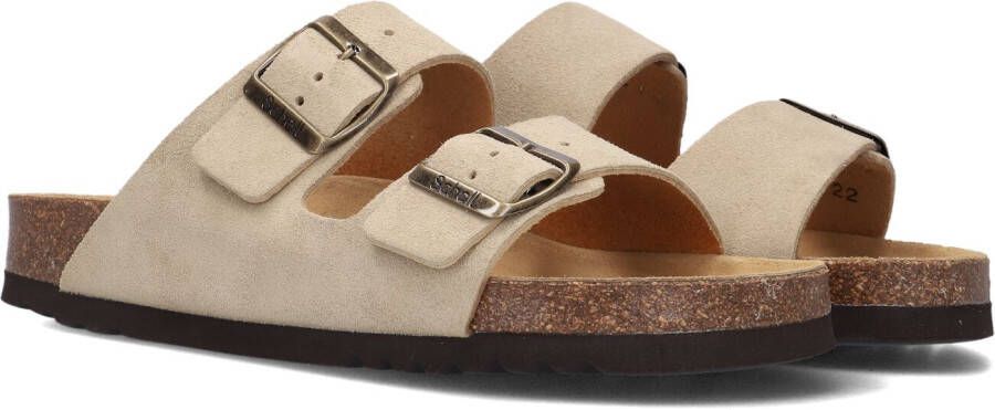 SCHOLL Slippers Dames Josephine Maat: 35 Materiaal: Suède Kleur: Beige