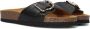 SCHOLL Slippers Dames Eveline Maat: 37 Materiaal: Leer Kleur: Zwart - Thumbnail 1