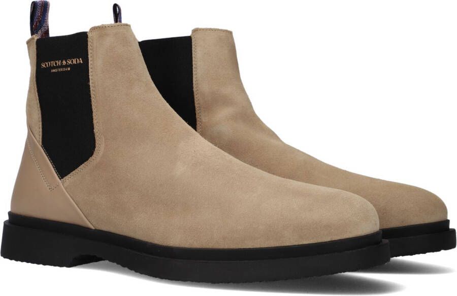 SCOTCH & SODA Chelsea Boots Heren Gallivant Boot Maat: 46 Kleur: Beige