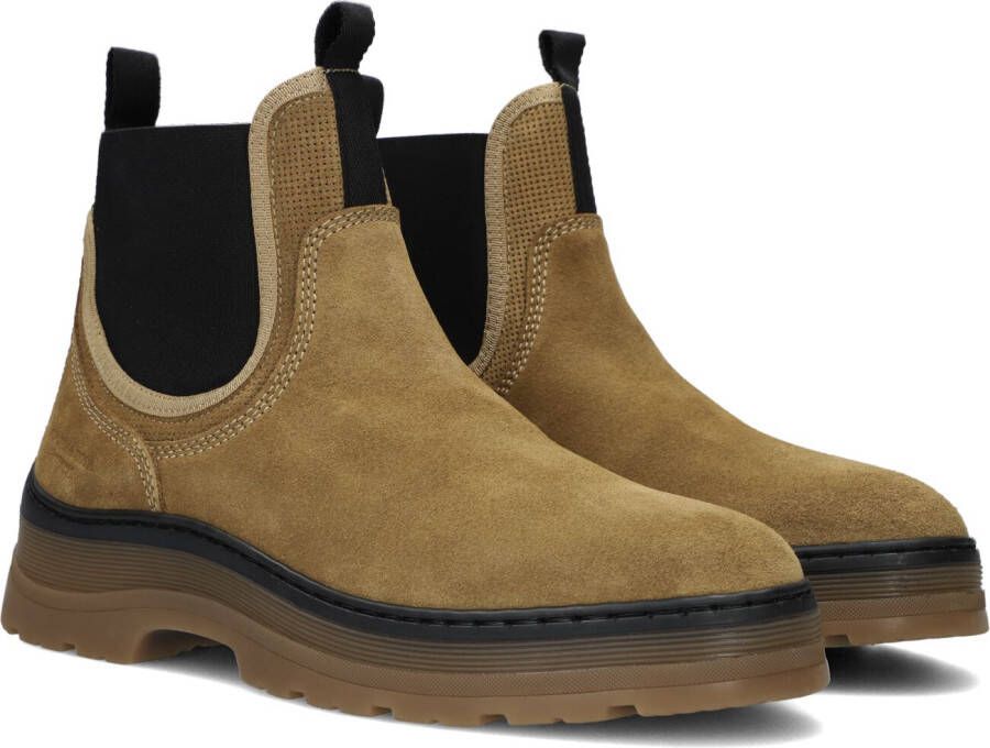 SCOTCH & SODA Enkelboots Heren Maffei Maat: 42 Materiaal: Suède Kleur: Beige