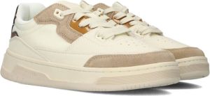 Scotch & Soda Elli Lage sneakers Leren Sneaker Dames Beige