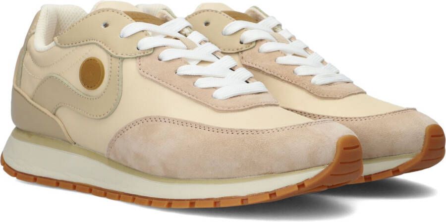 Scotch & Soda Beige Lage Sneakers Inez