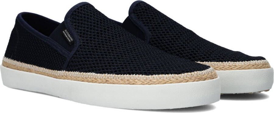 Scotch & Soda Izomi slip on van canvas met gebreid bovenwerk