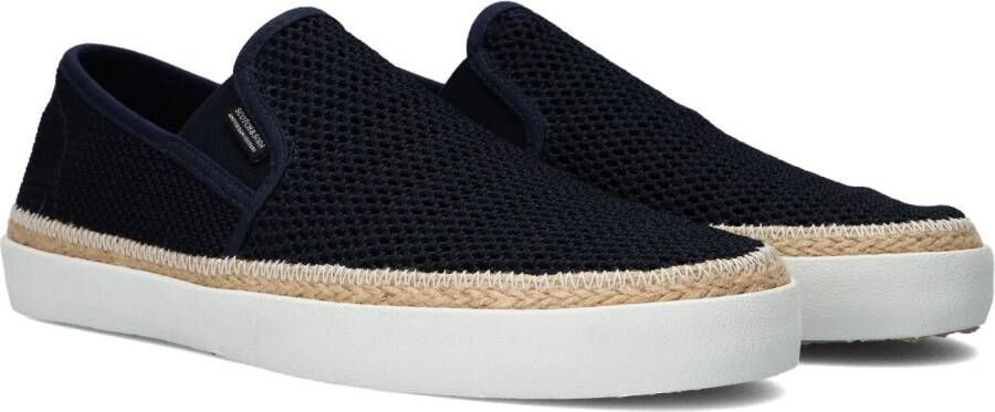Scotch & Soda Izomi slip on van canvas met gebreid bovenwerk