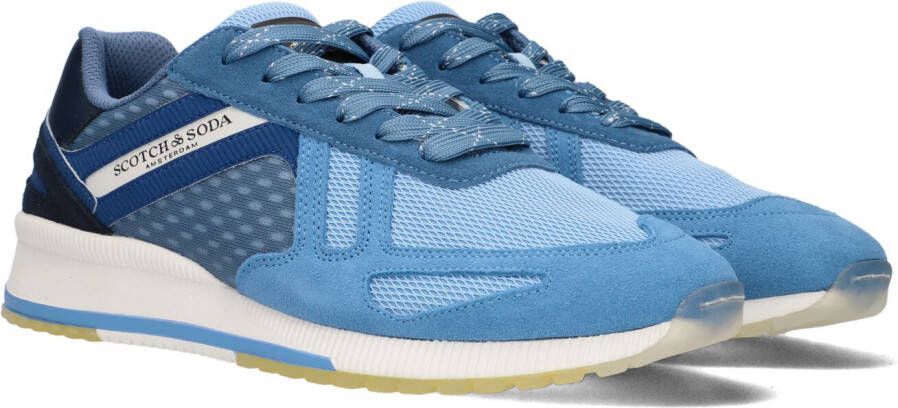 Scotch & Soda Heren Sneakers Vivex Sneaker Blue Blauw