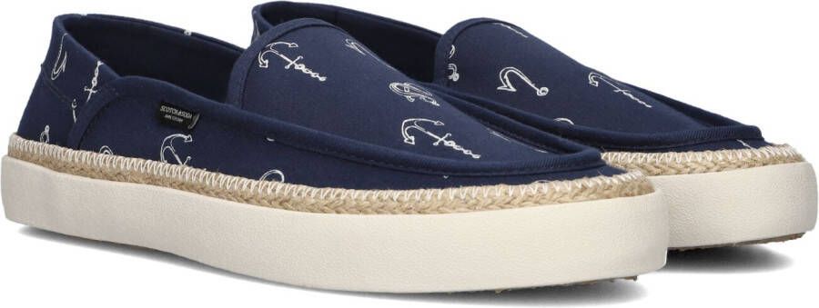 SCOTCH & SODA Instappers Heren Izomi M 15 Maat: 43 Materiaal: Textiel Kleur: Blauw