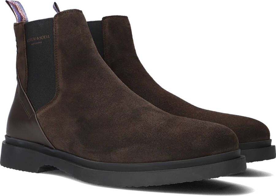 SCOTCH & SODA Chelsea boots Heren Gallivant Boot Maat: 42 Materiaal: Suède Kleur: Bruin