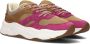 Scotch & Soda Celest leren chunky sneakers camel roze - Thumbnail 1