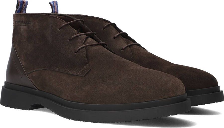 SCOTCH & SODA Veterboots Heren Gallivant Maat: 43 Materiaal: Suède Kleur: Bruin