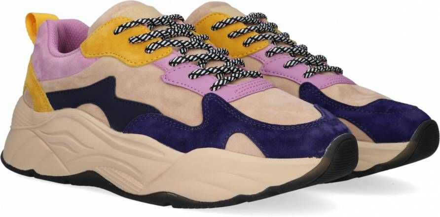 Scotch \u0026 Soda lage sneakers Celest tan multi - Zweerts Schoenen