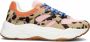 Scotch & Soda Celest leren chunky sneakers met dierenprint lichtroze multi - Thumbnail 1