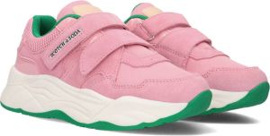 Scotch & Soda Celestia suède sneakers met klittenband (maat 28-33)