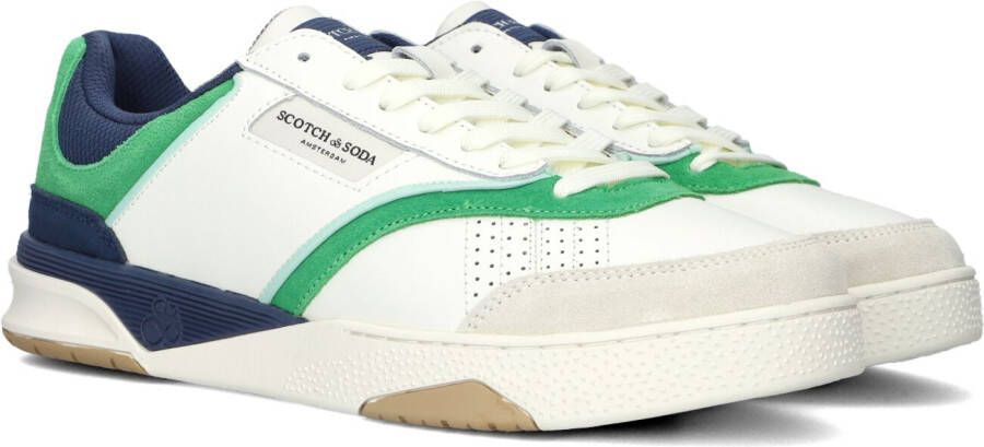 Scotch & Soda Court Cup Lage sneakers Leren Sneaker Heren Wit