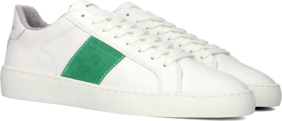 Scotch & Soda Plakka 2.0 Lage sneakers Leren Sneaker Heren Wit