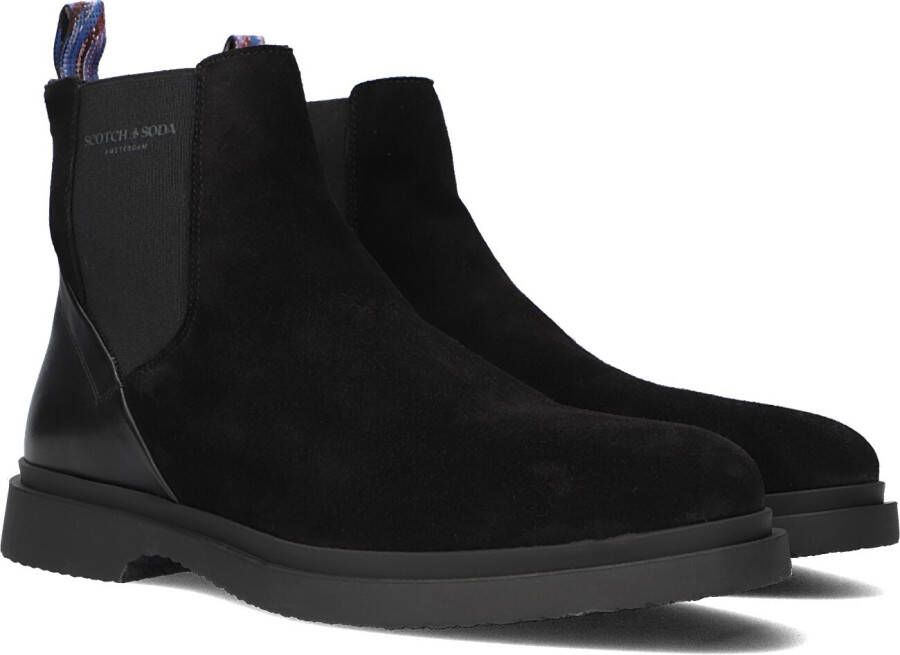 Scotch & Soda Zwarte Chelsea Boots Gallivant Boot