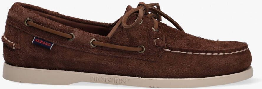 Sebago Docksides Portland Sailor Shoes Brown Heren