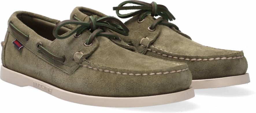 Sebago heren Portland Fl Out Green mIlitary Br Oliv BEIGE