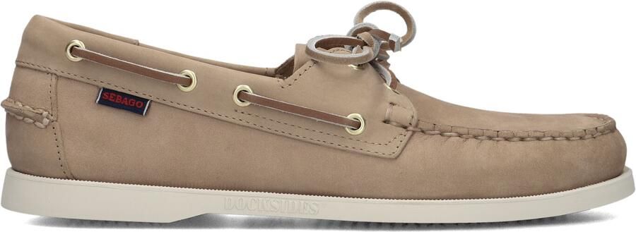 Sebago Dockside Nubuck heren bootschoen Taupe - Foto 4