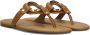 SEE BY CHLOÉ See By Chloé Teenslippers Dames Hana Maat: 36 Materiaal: Leer Kleur: Bruin - Thumbnail 1