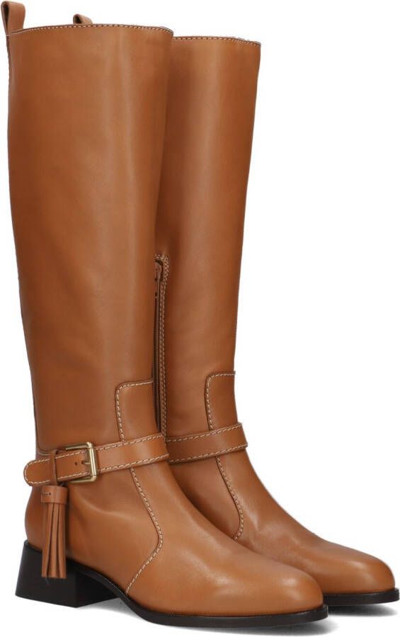 SEE BY CHLOÉ See By Chloé Hoge Laarzen Dames Lory Laars Maat: 38 Materiaal: Leer Kleur: Bruin