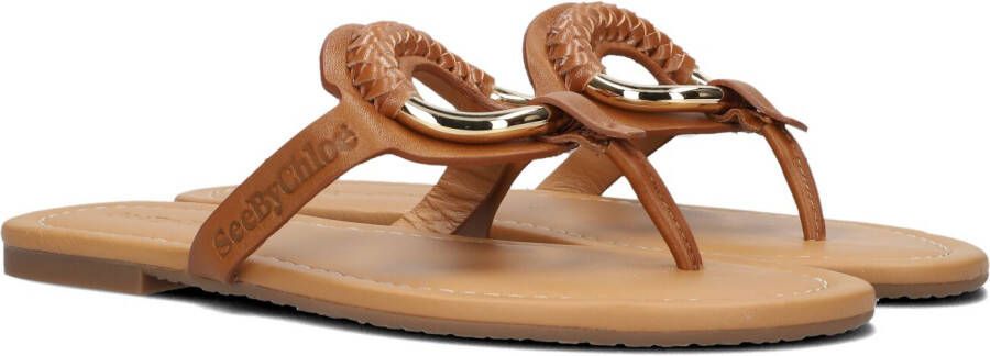 See By Chloé Hana Teenslippers Zomer slippers Dames Camel