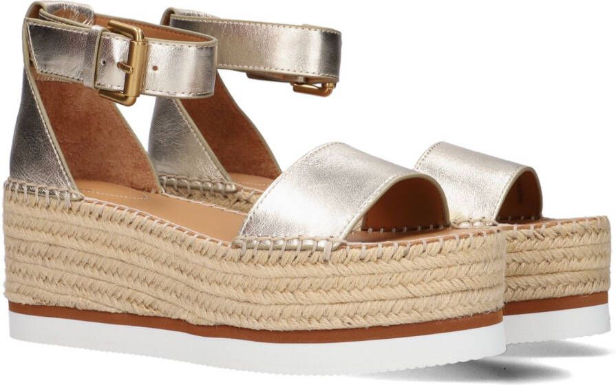 SEE BY CHLOÉ See By Chloé Espadrilles Dames Glyn Maat: 41 Materiaal: Leer Kleur: Goud