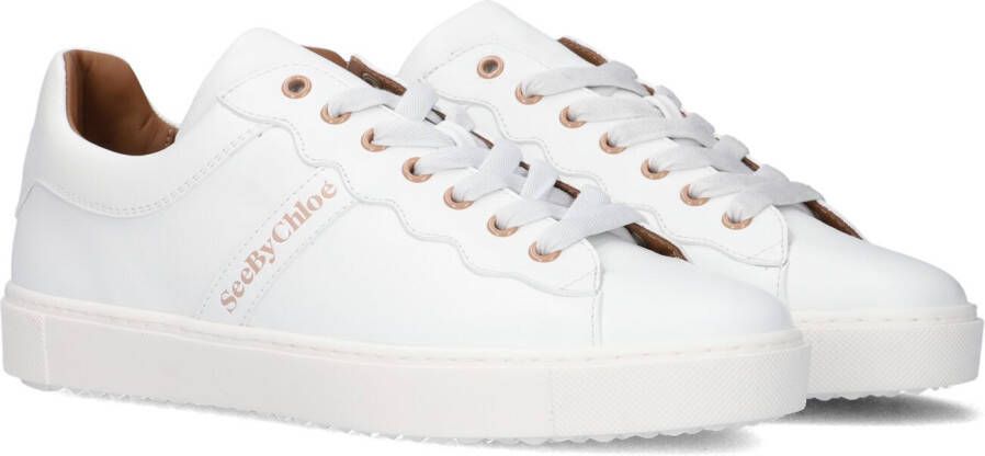 See By Chloé Essie Lage sneakers Leren Sneaker Dames Wit