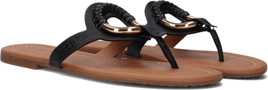 See by Chloé See by Chloe slippers goudSB38111A 16022 Bruin Dames