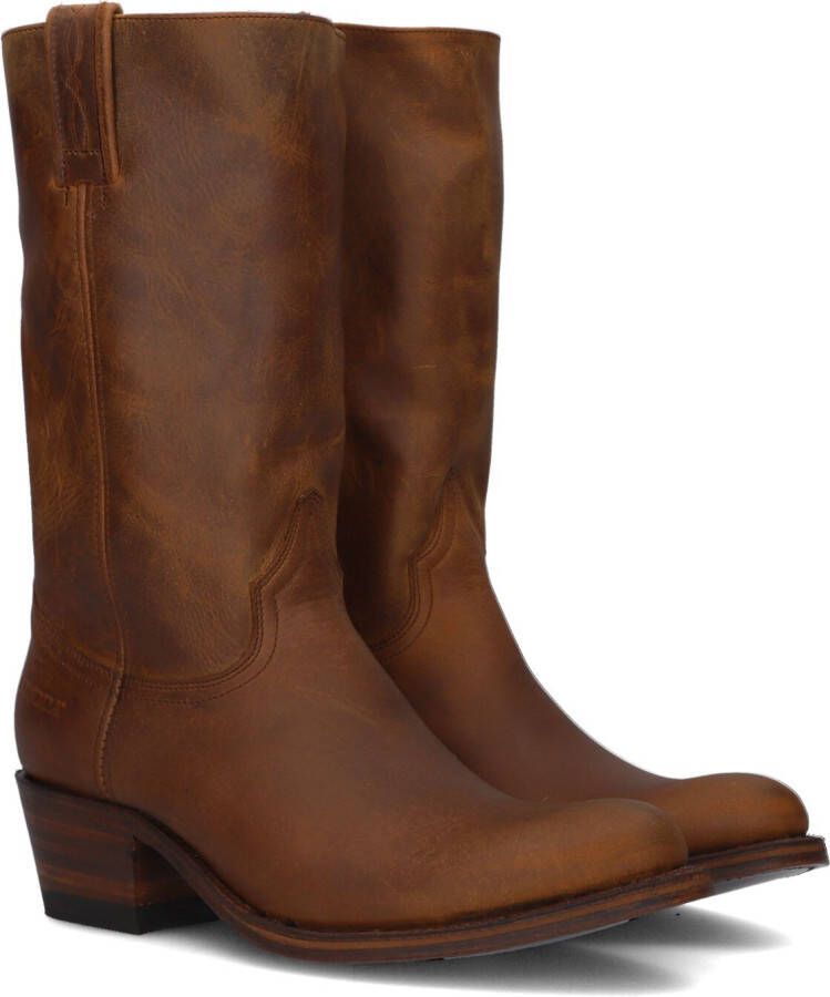 SENDRA Cowboylaarzen Dames 14394 Maat: 36 Materiaal: Leer Kleur: Cognac