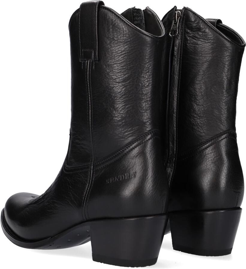 SENDRA Cowboylaarzen Dames 17763 Maat: 35 Materiaal: Leer Kleur: Zwart