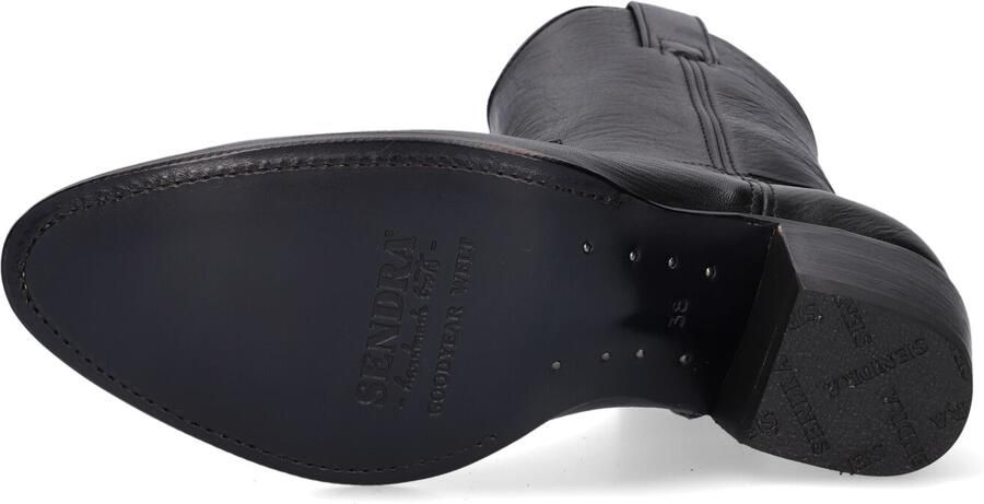 SENDRA Cowboylaarzen Dames 17763 Maat: 35 Materiaal: Leer Kleur: Zwart - Foto 3