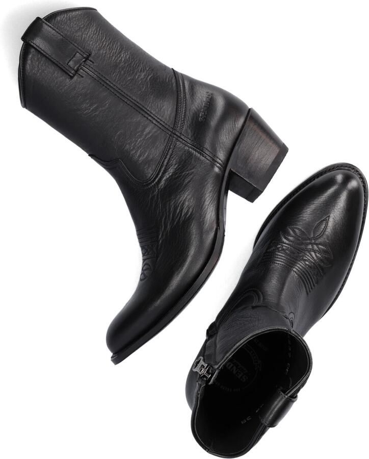 SENDRA Cowboylaarzen Dames 17763 Maat: 35 Materiaal: Leer Kleur: Zwart - Foto 2