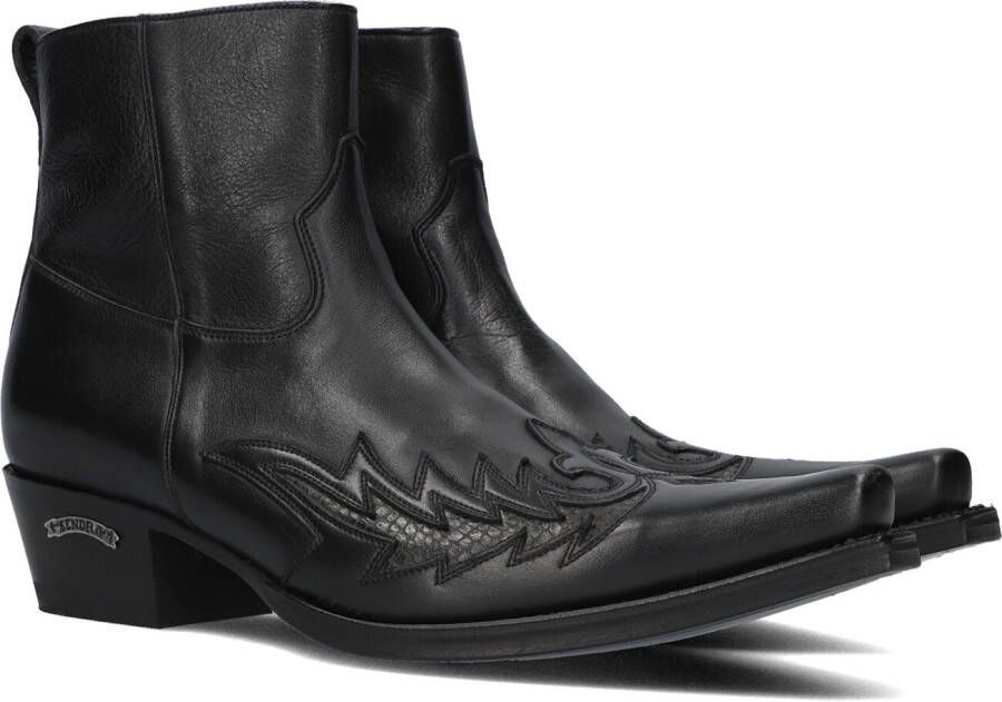 Sendra 12185p Laarzen Leer Heren Zwart