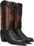 SENDRA Cowboylaarzen Dames 14144 Maat: 37 Materiaal: Leer Kleur: Zwart - Thumbnail 1