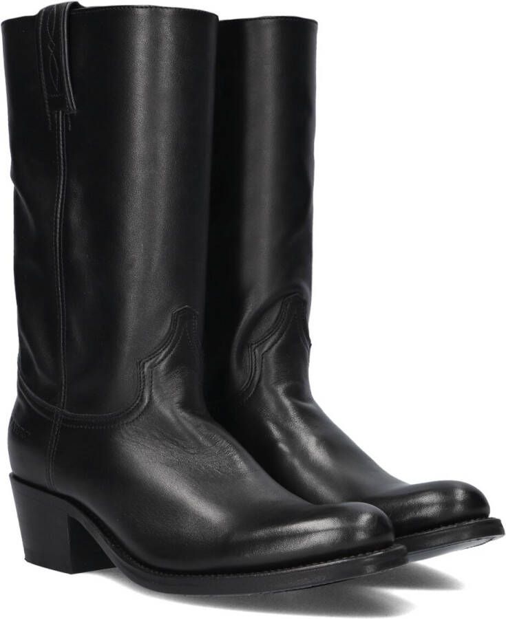 SENDRA Cowboylaarzen Dames 14394 Maat: 42 Materiaal: Leer Kleur: Zwart