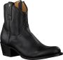 SENDRA Enkellaarsjes Dames 16751 Maat: 36 Materiaal: Leer Kleur: Zwart - Thumbnail 1