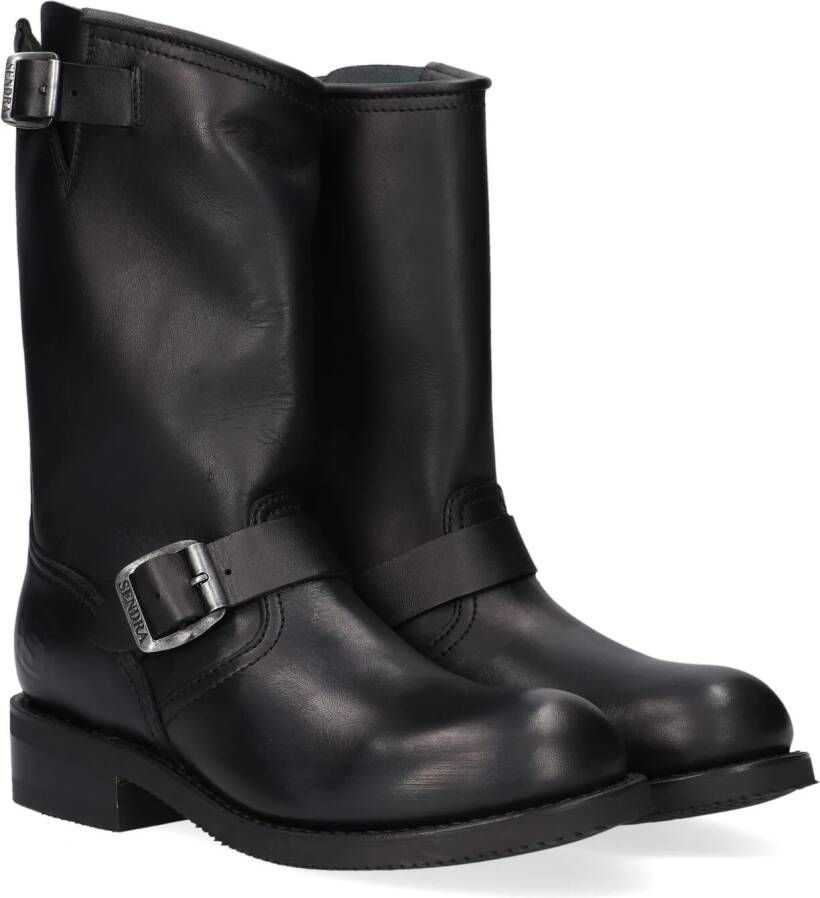 SENDRA Boots Dames 2944 Maat: 38 Materiaal: Leer Kleur: Zwart