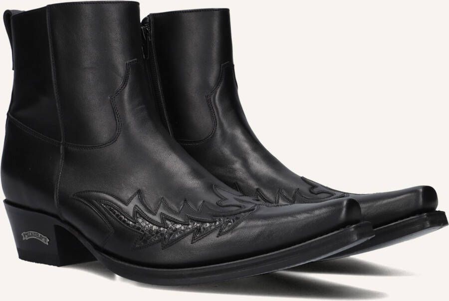 SENDRA Cowboylaarzen Heren 12185p Maat: 41 Materiaal: Leer Kleur: Zwart
