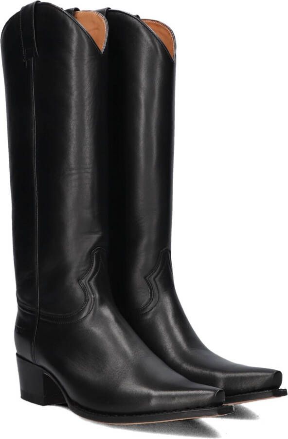 SENDRA Cowboylaarzen Dames 18487 Maat: 36 Materiaal: Leer Kleur: Zwart